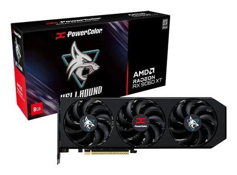 POWERCOLOR Hellhound AMD Radeon RX 9060 XT Skjermkort,  PCI Express 5.0, 8GB GDDR6 (RX9060 XT 8G-L/OC)