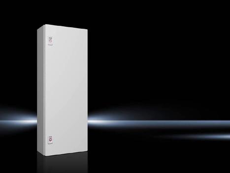 RITTAL KX Elskab, BHD: 300x800x155 mm, stålplade,  med montageplade,  med låge, (1579000)