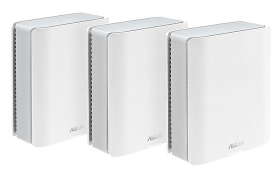 ASUS BT8 router 3-pack BE14000, tri-band, dual 2.5G ports, WiFi 7 (90IG0930-MO3B40)