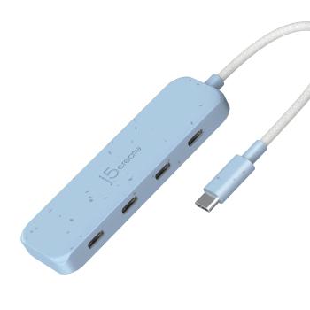 J5 CREATE ECO-FRIENDLY USB-C TO 4-PORT TYPE-C GEN 2 HUB PERP (JCH345EC-N)
