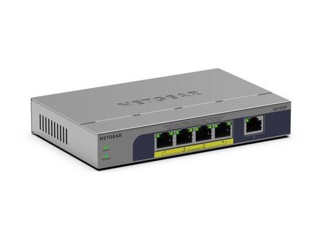 NETGEAR 5PT GB UNMANAGED SWCH W/ POE+GS105P (GS105P-300EUS)