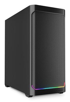 SHARKOON Ak4 Rgb Strip Midi Tower Black (4044951041657)