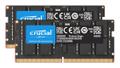 CRUCIAL - DDR5 - sats - 48 GB: 2 x 24 GB - SO DIMM 262-pin - 3200 MHz / PC5-51200 - CL52 - 1.1 V - klockad - on-die ECC