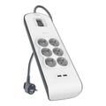BELKIN Surge Protector Grey, White 6 