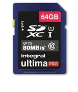INTEGRAL 64Gb Sd Card Sdxc Cl10 80 Mb/S