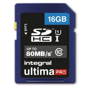 INTEGRAL 16Gb Sd Card Sdhc Cl10 Uhs 1  (INSDH16G10-80U1)