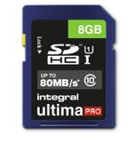 INTEGRAL 8Gb Sd Card Sdhc Cl10 80 Mb/S 