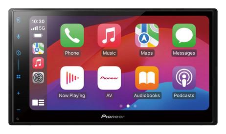PIONEER SPH-DA77DAB 2-DIN DAB+ bilstereo Med innebygd Apple CarPlay og Android Auto (SPHDA77DAB)