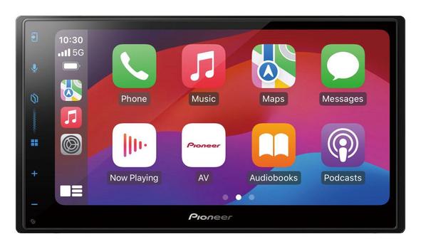 PIONEER SPH-DA77DAB 2-DIN DAB+ bilstereo Med innebygd Apple CarPlay og Android Auto (SPHDA77DAB)
