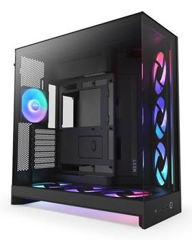 NZXT H9 Flow RGB+ (2025) Black Dual Chamber Case (CM-H92FB-P1)