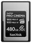 SANDISK PRO-CINEMA CFexpress Type A Card 480GB