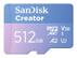 SANDISK Extreme microSD 512GB+SD 190MB/s Creator