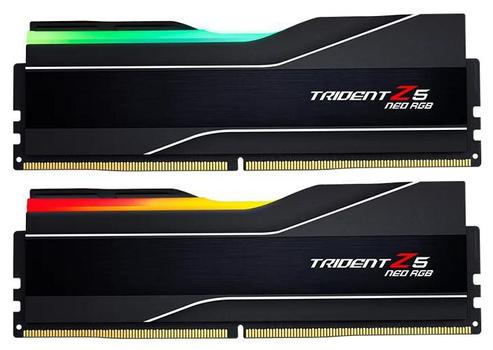 G.SKILL 128GB (2 x 64 GB) DDR5 6000MHz CL34 1.35V Trident Z5 NEO RGB Black (F5-6000J3444F64GX2-TZ5NR)