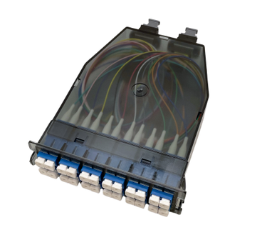 LinkIT MTP Cassette OS2 A 2x12xLC low loss A , 2xMPO connector , 2x12 LC (LI-MTP2x12LC-OS2A)
