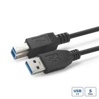 MicroConnect USB-kabel - USB Type B til USB-type A - 2 m