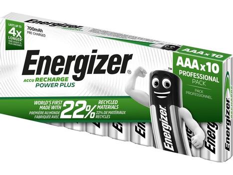 ENERGIZER Batteri ENERGIZER Recharge AAA/NH12 (10) (416985)