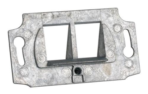 OEM Keystone, Modulträger,  UP Dosen für 2xTP-Modul,  designfähig TAE, *ohne Module und Zentralplatte* (ET-25111)