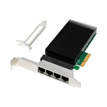 MICROCONNECT Network Card PCIe x4 I226-T4 (MC-PCIEX4-I226-T4)