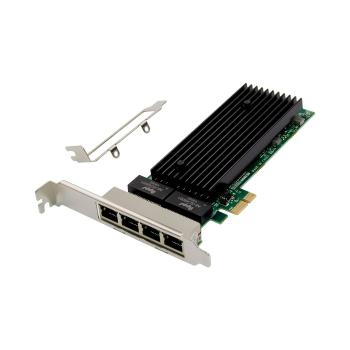 MICROCONNECT Network Card PCIe x1 Intel (MC-PCIEX1-82576-Q)