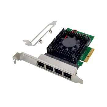 MICROCONNECT Network Card PCIe x4 I225-T4 (MC-PCIEX4-I225-T4)