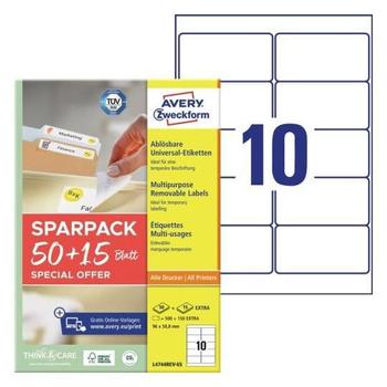 AVERY Printer Label White (L4744REV-65)