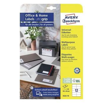 AVERY Self-Adhesive Label Rectangle (3424-10)