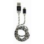 LC POWER Lightning Cable Black, Silver