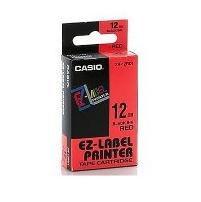 CASIO Printer Label Black, Red (XR-12RD1)
