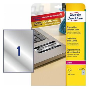 AVERY Printer Label Silver  (L6013-8)