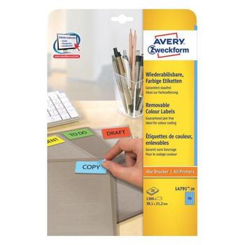 AVERY Self-Adhesive Label Rounded  (L4791-20)