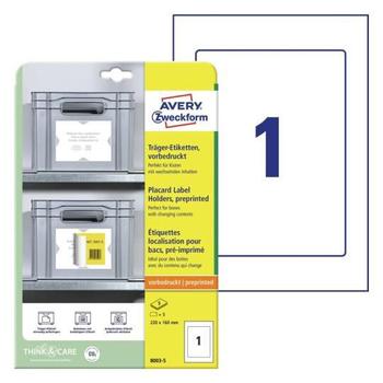 AVERY Placard Label Holders (8003-5)