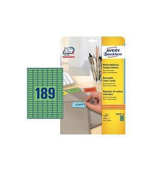 AVERY Self-Adhesive Label Green  (L6049-20)