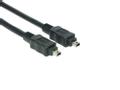 EXSYS Firewire Cable 2 M 4-P Black