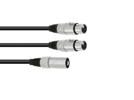 OMNITRONIC Audio Cable 0.5 M Xlr (3-Pin)  (30225207)