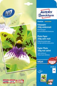 AVERY Premium Inkjet A4 250G White  (2559-20)