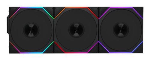 LIAN-LI UNI FAN TL Wireless LCD Reverse 3pk (svart) 120mm, 350~1900 RPM, 31 dB(A) Max, 1.6'' LCD (G99.12RTLLCD1W3B.00)