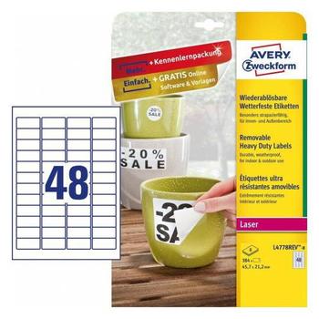 AVERY Printer Label White  (L4778REV-8)