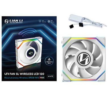 LIAN-LI Uni Fan Sl Wireless Lcd 120  (12SLLCD1W1W)