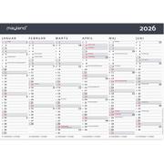 Mayland 2026 26059050 moderne vægkalender A4 21x29,6cm