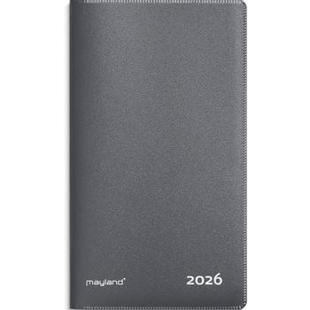 Mayland 2026 26090050 indexkalender 17x9,5cm mørkegrå (26090050)