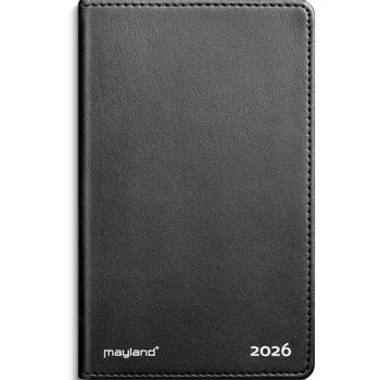 Mayland 2026 26180000 noteringskalender 16,2x10cm sort (26180000)