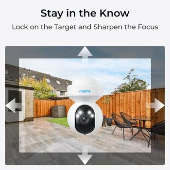 Reolink E1 utomhus 8 MP PTZ PoE-kamera (PCE1PT4K01)