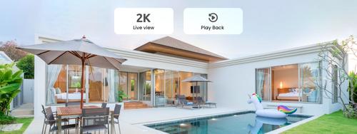 Reolink Home Hub med 2x B310 overvåkningskamera trådløst, 3mp, lokal innspilling,  IP65, nattsyn, WiFi 6 (BWS2KC0164-2)