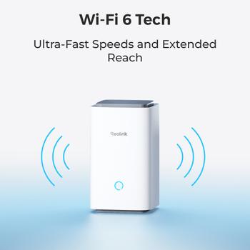 Reolink Home Hub med 2x B310 overvåkningskamera trådløst, 3mp, lokal innspilling,  IP65, nattsyn, WiFi 6 (BWS2KC0164-2)