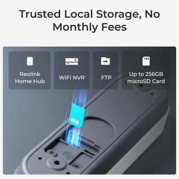 Reolink Video Doorbell Battery Smart 2K Wi-Fi White (DB2K03W)