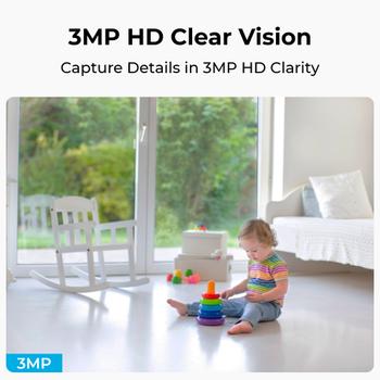 Reolink E321 Smart Indoor Cam Wi-Fi PT White (WCE1PT2K04)