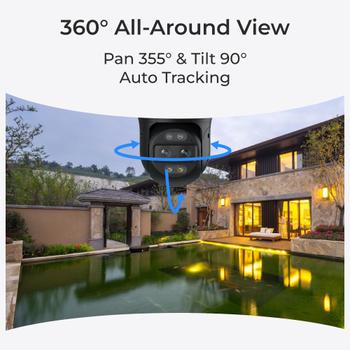 Reolink TrackMix PoE P760 4K Outdoor Cam Dual View White (PCTMXPT4K01)