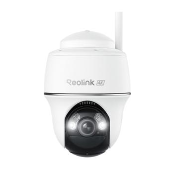 Reolink Argus PT Ultra 4K trådløst utendørs overvåkningskamera 4K 8MP Ultra HD, Dual-Band WiFi, batteri/ solcelledrevet,  Spotlights,  microSD (BWPT4K04)