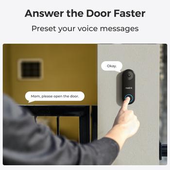 Reolink Video Doorbell WiFi 5MP With Chime (VDB2K02W)