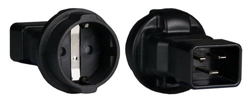 OEM Netzkabel 230V Adapter C20-Stecker -> CEE7/ 7-Buchse (EB515.5)